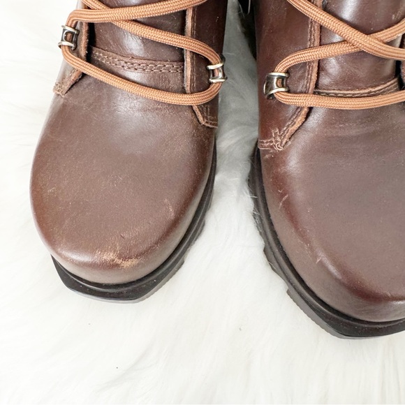 NEW SOREL JOAN OF ARCTIC WEDGE III LACE BOOT SIZE 6.5 - Picture 13 of 16